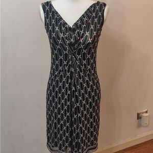 Max Studios Sleeveless Knipped Waist Dress